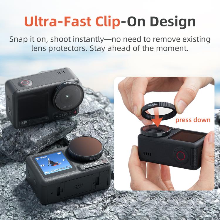 aMagisn Filter For DJI Action 5 Pro / 4 / 3, Spec: UV - free shipping - PMC TechLife - Order now!