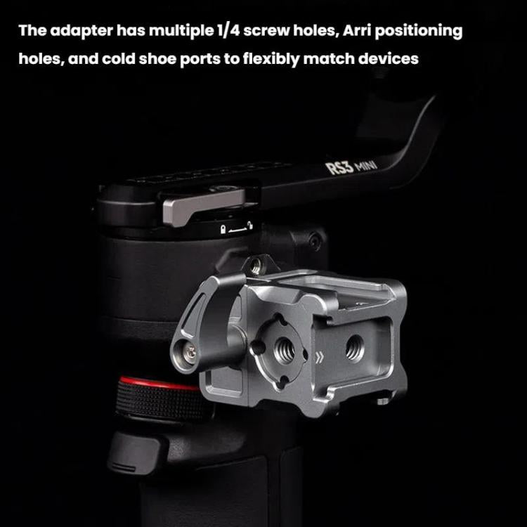 For DJI Ronin Series Stabilizer XILETU Quick Release NATO Clamp Cold Shoe Adapter - free shipping - PMC TechLife - Order now!