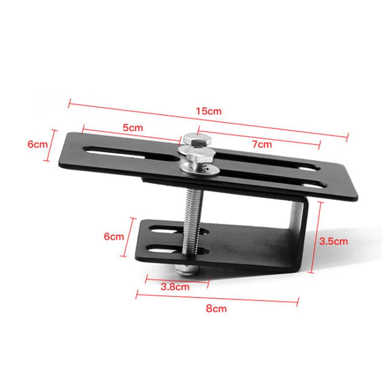 Car Luggage Rack Modification Fixing Clip Roof Spotlight Bracket Accessories(Black) - Roof Racks by PMc TechLife | Online Shopping South Africa | PMc TechLife | Buy Now Pay Later Mobicred