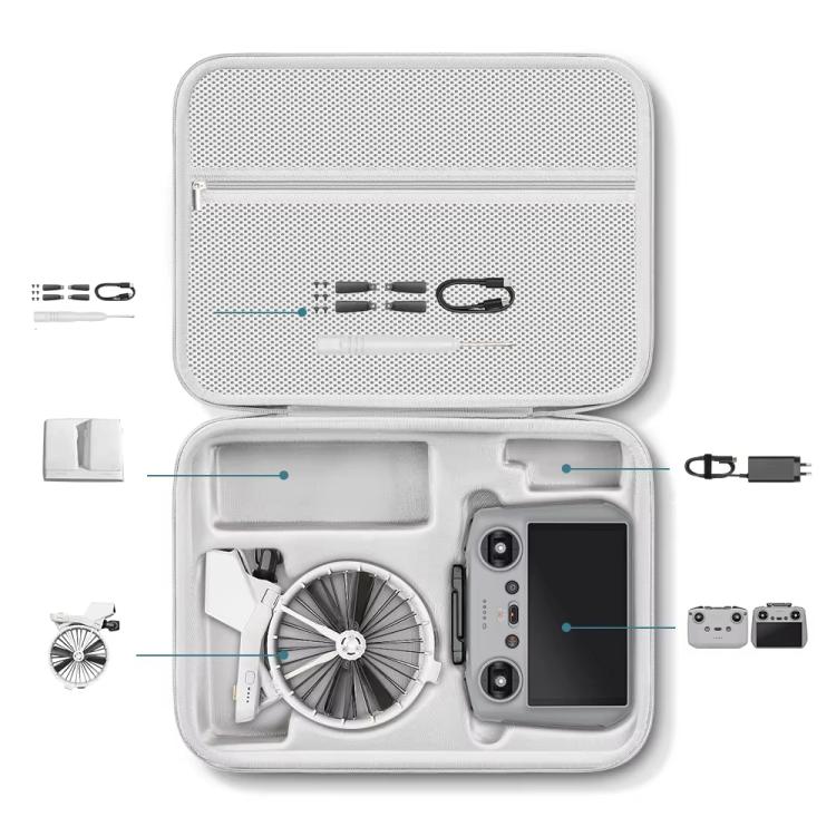 For DJI Flip XFJI Smooth Fly Portable Storage Bag Handheld Shoulder Bag(Gray) - free shipping - PMC TechLife - Order now!