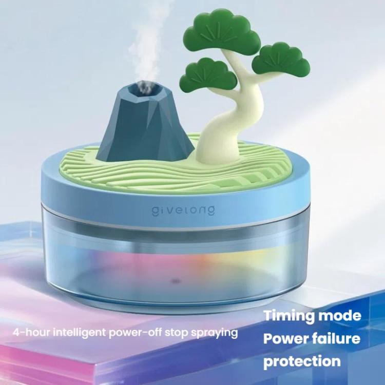 Givelong Mini Portable Landscape Humidifier Plant Pot Hydrator Mister USB Car Spray Aromatherapy Diffuser(Cherry Tree) - free shipping - PMC TechLife - Order now!