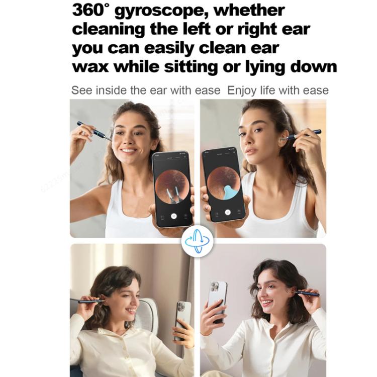 Bebird Note5 Pro Visual Ear Scoop Ear Picking Tool Cleaning Set(Sky Blue) - free shipping - PMC TechLife - Order now!