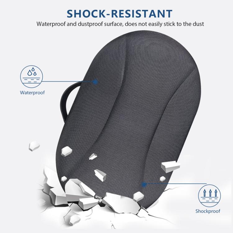 For Meta Quest 3 VR Glasses Storage Case EVA Anti-Pressure Hard Shell Storage Bag(Black) - VR Accessories by PMC TechLife | Online Shopping South Africa | PMC TechLife | Buy Now Pay Later Mobicred