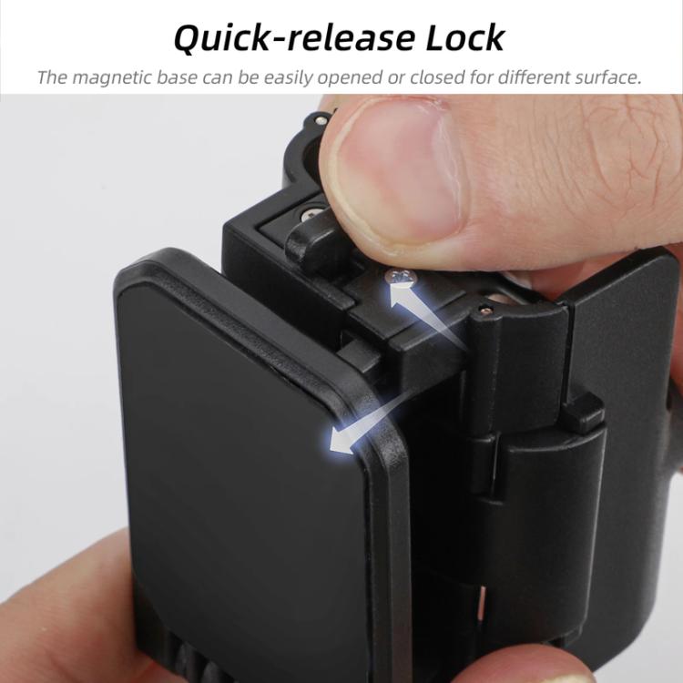 For DJI Osmo Pocket 3 Sunnylife OP3-ZJ761 Magnetic Stand Base Angle Adjustable Multi-functional Desktop Stand Accessories(Black) - free shipping - PMC TechLife - Order now!