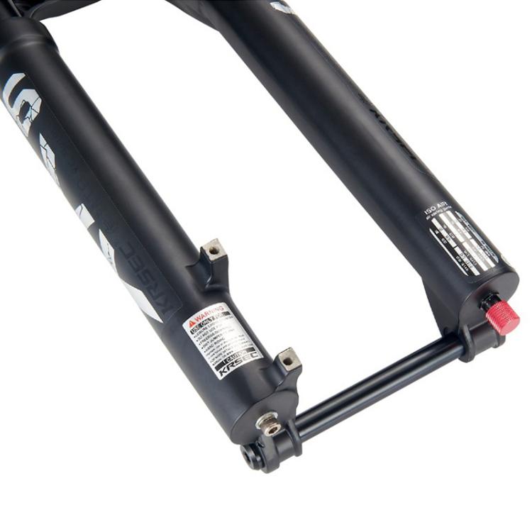 KRSEC XR36 Front Fork Straight Taper Tube Barrel Axle Mountain Bike Wire Damping Forks, Size: 29 inch(Black) - free shipping - PMc TechLife - Order now!