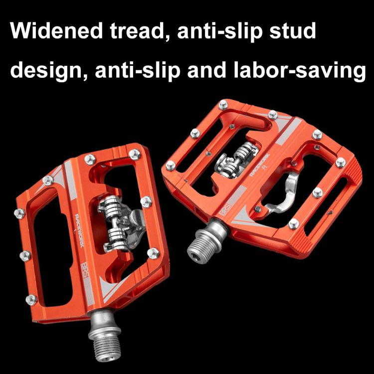 RACEWORK M215 Bicycle Lock Pedal To Flat Pedal Aluminum Alloy SPD Clipless Pedal(Red) - free shipping - PMc TechLife - Order now!