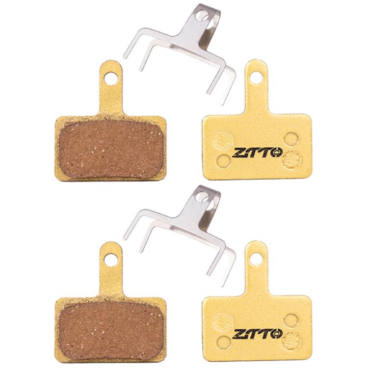 2pairs ZTTO Mountain Bike Full Metal Copper Base Lining Oil Disc Block Brake Pad, Model: MJ-01B - Bicycle Brake Parts by ZTTO | Online Shopping South Africa | PMc TechLife | Buy Now Pay Later Mobicred