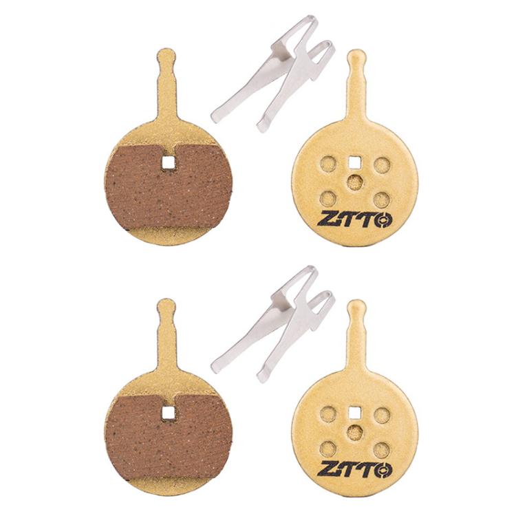 2pairs ZTTO Mountain Bike Full Metal Copper Base Lining Oil Disc Block Brake Pad, Model: MJ-02B - Bicycle Brake Parts by ZTTO | Online Shopping South Africa | PMc TechLife | Buy Now Pay Later Mobicred