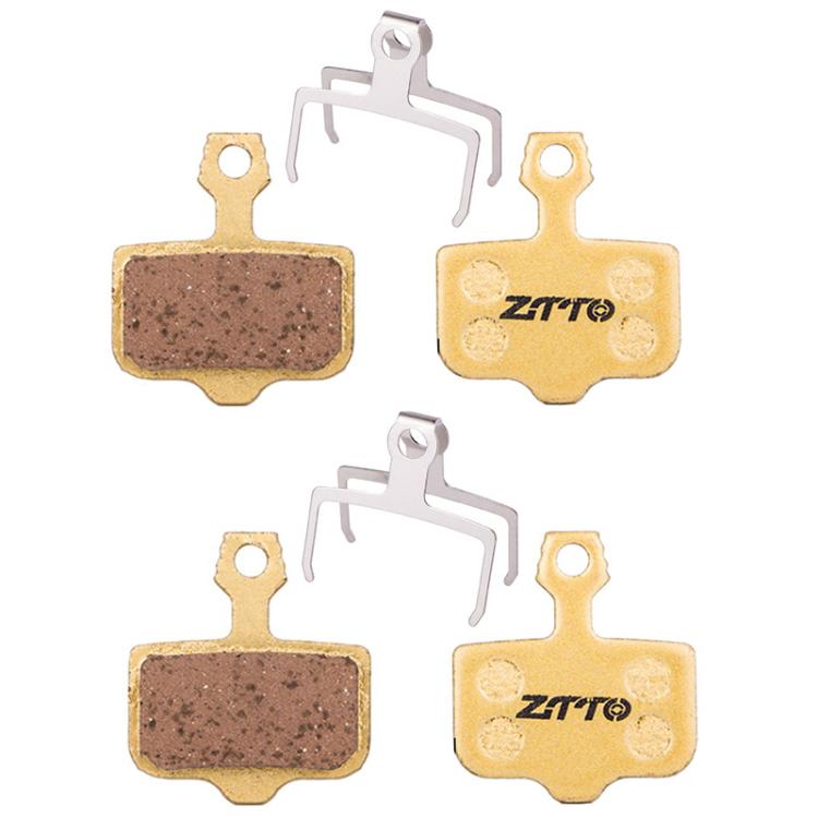 2pairs ZTTO Mountain Bike Full Metal Copper Base Lining Oil Disc Block Brake Pad, Model: MJ-02D - Bicycle Brake Parts by ZTTO | Online Shopping South Africa | PMc TechLife | Buy Now Pay Later Mobicred