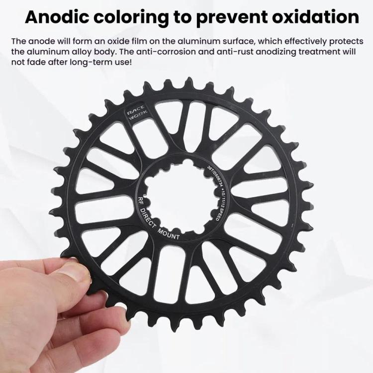 RACEWORK RK7788 Mountain Bike Direct Mount Chainwheel Road Bike Chainring, Spec: ROAD 46T - free shipping - PMc TechLife - Order now!