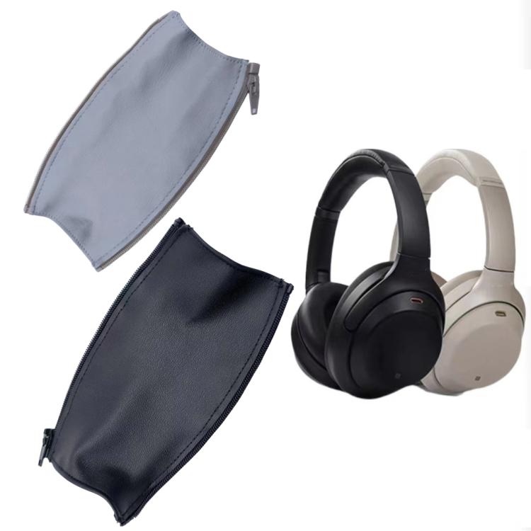 For Sony WH-1000XM4 Headphones Headband Protective Cover Replacement Parts, Spec: Leather Zipper Gray - free shipping - PMc TechLife - Order now!