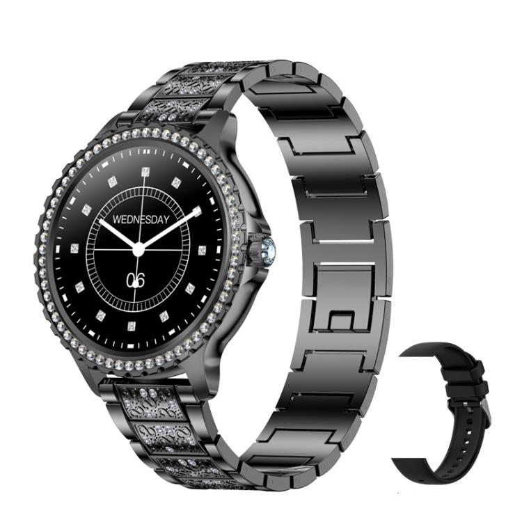 Bluetooth Calling AI Voice Assistant Life Waterproof Sports Smartwatch, Color: Black Rough Steel Strap+Black Silicone Strap - free shipping - PMC TechLife - Order now!