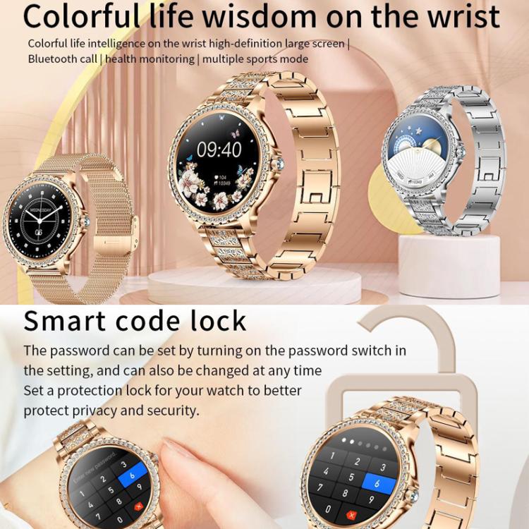 Bluetooth Calling AI Voice Assistant Life Waterproof Sports Smartwatch, Color: Silver Rough Steel Strap+Gray Silicone Strap - free shipping - PMC TechLife - Order now!
