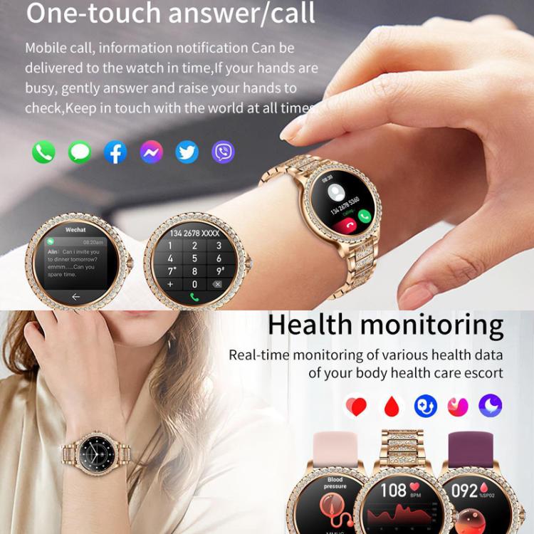 Bluetooth Calling AI Voice Assistant Life Waterproof Sports Smartwatch, Color: Silver Rough Steel Strap+Gray Silicone Strap - free shipping - PMC TechLife - Order now!
