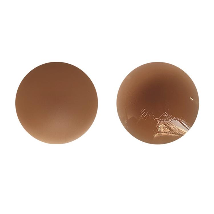 Ultra-thin Invisible Anti-bump Silicone Breast Stickers, Size: 8cm(Dark brown) - free shipping - PMc TechLife - Order now!