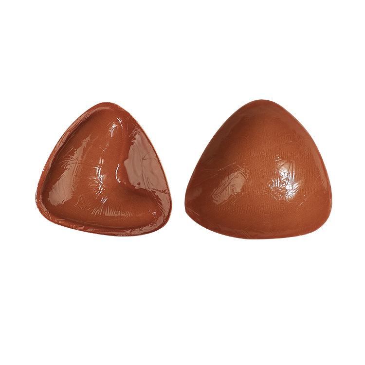 Double-Sided Silicone Thickened Inserts Gather Triangle Breast Pads, Size: L/C(Brown Skin With Orange Box) - free shipping - PMC TechLife - Order now!