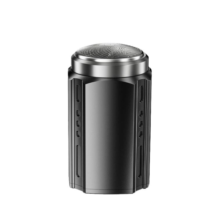 Portable Electric Shaver for Men with LCD Display ��� Travel-Friendly Mini Shaver, USB Type-C Fast Charging, Waterproof & Washable Design, Style: 6-blade Head Black - free shipping - PMC TechLife - Order now!
