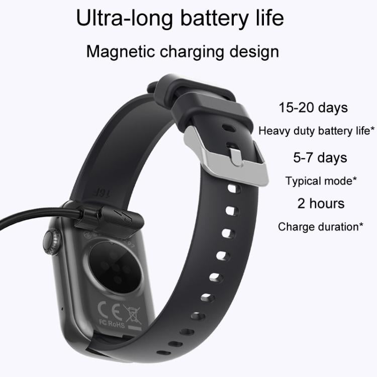 QS50 1.47inch TFT Screen Smart Wristband Support Bluetooth Calling / Oxygen Detection / Sleep Detection / Heart Rate Detection(Black) - free shipping - PMC TechLife - Order now!