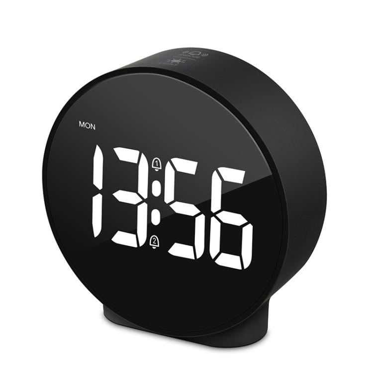 EDUP EH-8816 Simple Digital Electronic Clock Night Light Battery Plug-in Dual Power Mode Alarm Clock(Black Case White Letter) - free shipping - PMC TechLife - Order now!