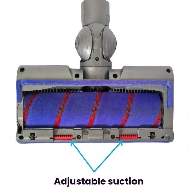 Adjustable Suction Floor Brush for Dyson V7 / V8 / V10 / V11 / V15 / G5 Vacuum Cleaners, Spec: Soft Roller - free shipping - PMc TechLife - Order now!