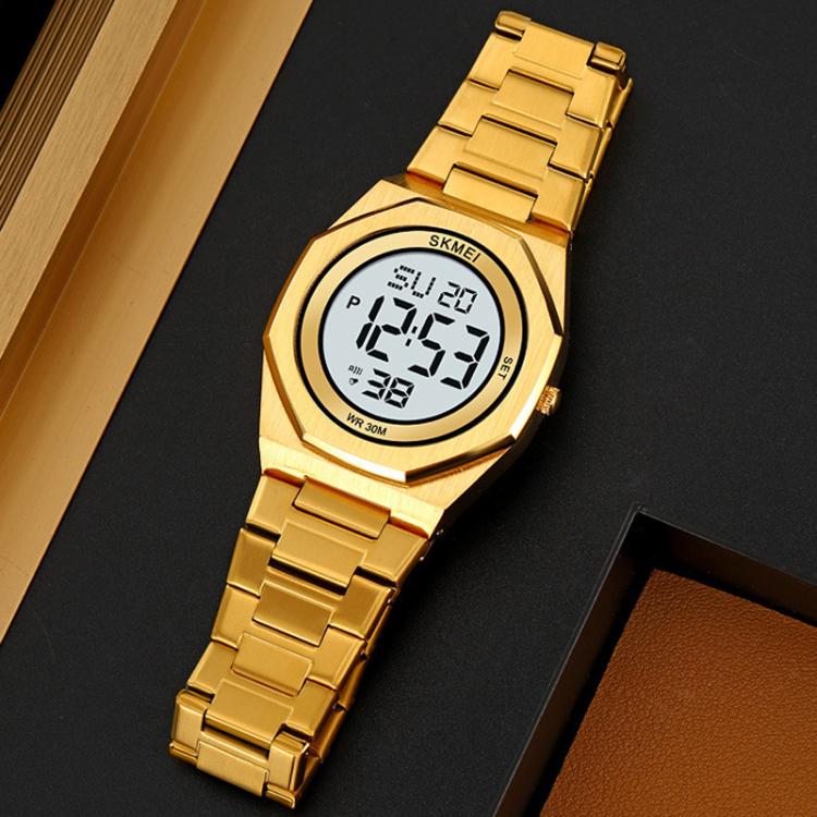 SKMEI 2479 Men Business Casual Multi-Function Chronograph Electronic Watch(Silver) - free shipping - PMC TechLife - Order now!