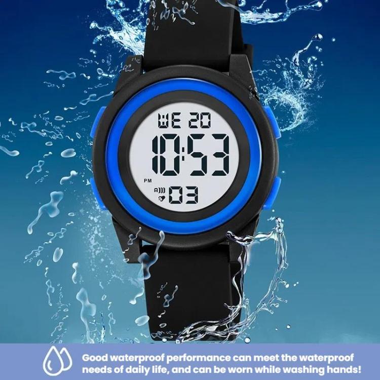 SKMEI 2429 Youth Electronic Watch Simple Outdoor Sports Watch(Pink Blue) - free shipping - PMC TechLife - Order now!
