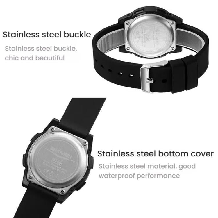 SKMEI 2429 Youth Electronic Watch Simple Outdoor Sports Watch(Black Blue) - free shipping - PMC TechLife - Order now!