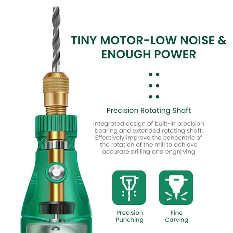 26pcs /Set 5-speed Mini Electric Grinder Micro Drill Metal Glass Ceramic Grinding Carving Cutting And Polishing Tools - free shipping - PMc TechLife - Order now!