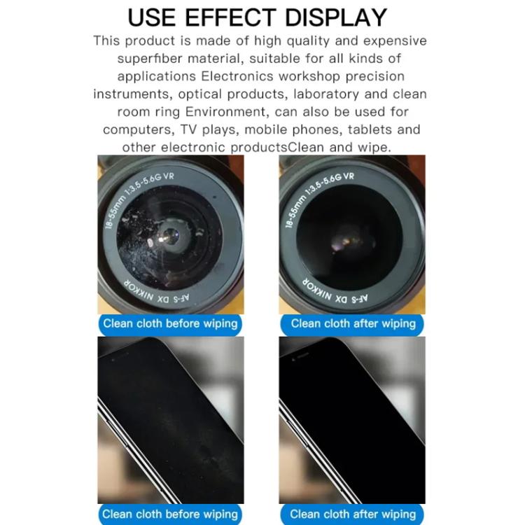 MaAnt 50pcs /Pack Superfine Fiber Dustless Cloth Cell Phone Film Repair Anti-Static Dustless Cloth Industrial Wiping Cloths Lint Free Cleaning Cloths - free shipping - PMC TechLife - Order now!