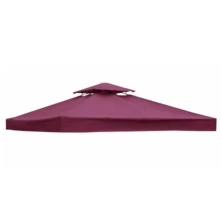 3x3m  Garden Gazebo Top Cover Canopy Replacement Top Patio Roof Awning for Outdoor Terrace, Garden Tent, Pergola(Wine Red) - Patio Umbrella by PMc TechLife | Online Shopping South Africa | PMc TechLife | Buy Now Pay Later Mobicred