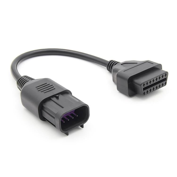 OBD2 8 Pin To 16 Pin Cable For Polaris Slingshot ATV(Black) - free shipping - PMc TechLife - Order now!