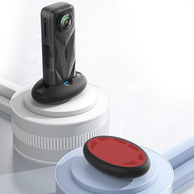 For Insta360 X5 / X4 aMagisn Silicone Base Desktop Stand Car Dashboard Holder(Black) - free shipping - PMC TechLife - Order now!