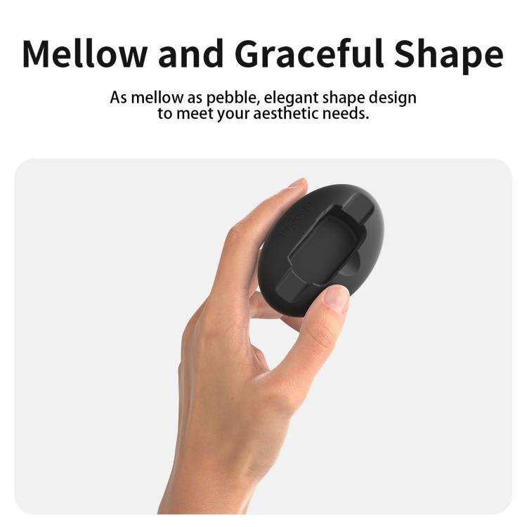 For Insta360 X5 / X4 aMagisn Silicone Base Desktop Stand Car Dashboard Holder(Black) - free shipping - PMC TechLife - Order now!