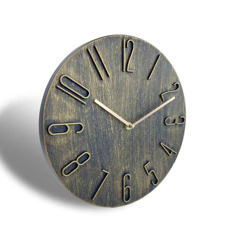 12 Inch Frameless Minimalist Wall Clock Silent Modern Quartz Clock for Living Room, Bedroom, Kitchen, Color: Gold Bronze - free shipping - PMC TechLife - Order now!