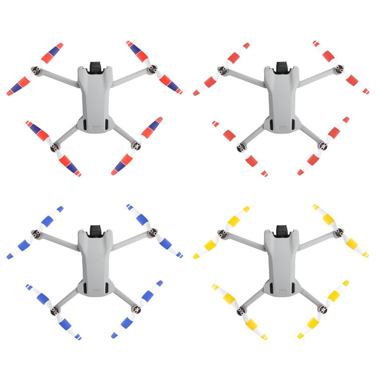 For DJI Mini 3 Drone 8pcs /Set 6030F Propeller Blades Low Noise Wings With Screwdrivers, Color: Red - free shipping - PMc TechLife - Order now!