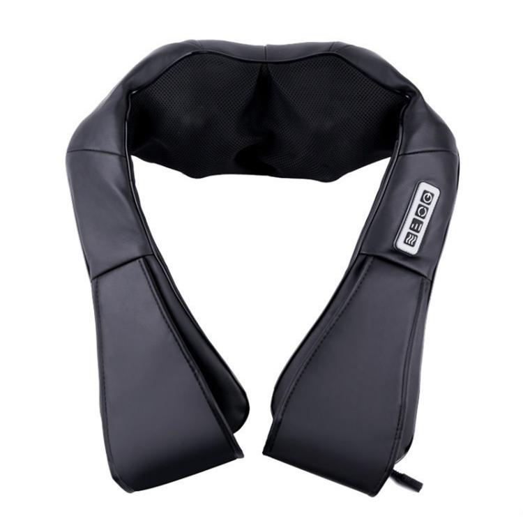 Car Household Massage Shawl Heated Shoulder And Cervical Massager UK Plug(Black) - free shipping - PMC TechLife - Order now!