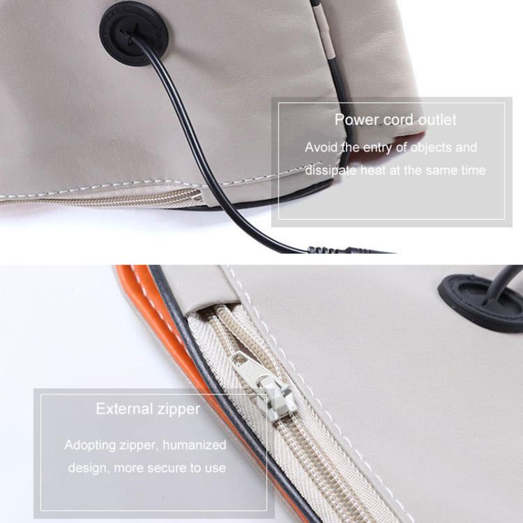 Car Household Massage Shawl Heated Shoulder And Cervical Massager UK Plug(Beige+Orange) - free shipping - PMC TechLife - Order now!