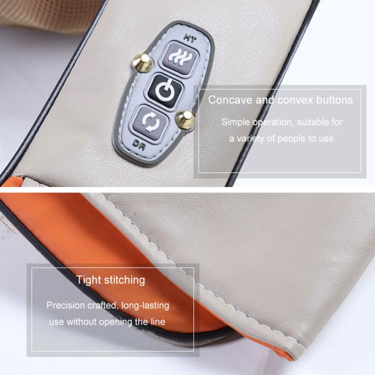 Car Household Massage Shawl Heated Shoulder And Cervical Massager UK Plug(Black) - free shipping - PMC TechLife - Order now!