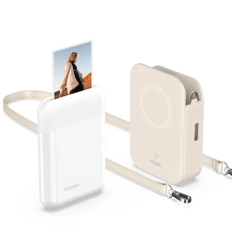TELESIN Portable Instant Photo Printer With Magnetic Bag & Self-Adhesive Photo Paper For Travel & Memories(White) - free shipping - PMc TechLife - Order now!