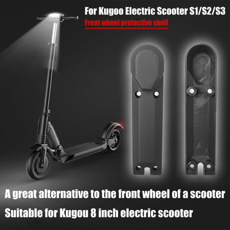 2pcs /Pack Front Wheel Cover For Kugoo 8 Inch Electric Scooter(Black) - free shipping - PMc TechLife - Order now!