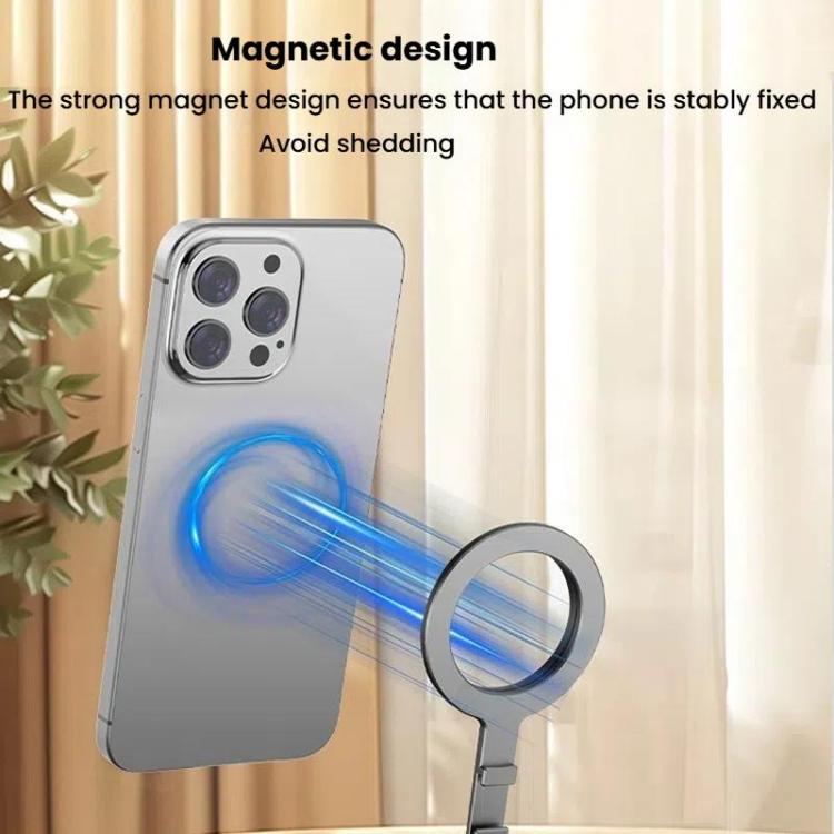 Magsafe Mobile Phone Magnetic Holder Desktop Tripod(Silver Gray) - free shipping - PMc TechLife - Order now!