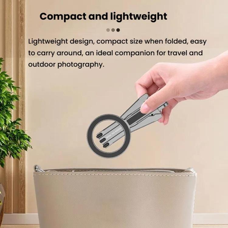 Magsafe Mobile Phone Magnetic Holder Desktop Tripod(Silver Gray) - free shipping - PMc TechLife - Order now!