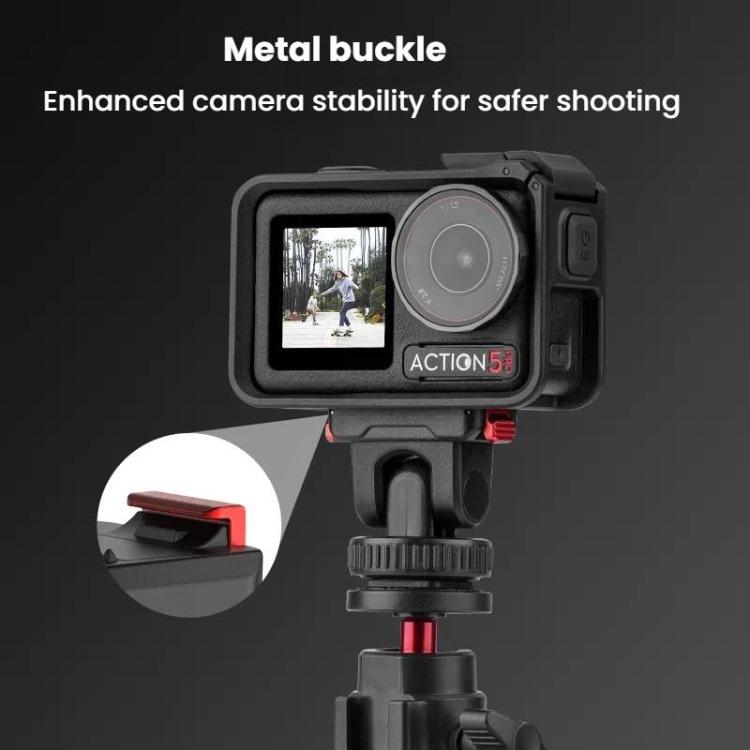 For Osmo Action 3 / 4 / 5 Pro Flymile AC5003 Magnetic Head Quick Release Base(Black) - free shipping - PMC TechLife - Order now!