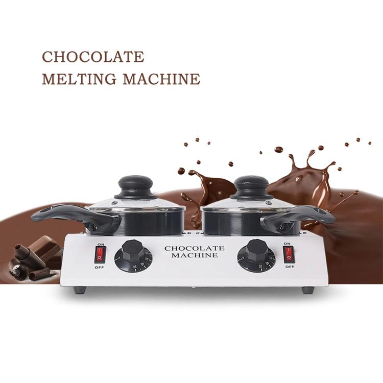 Dessert Making Double Cylinder Chocolate Hot Melt Machine UK Plug - free shipping - PMC TechLife - Order now!