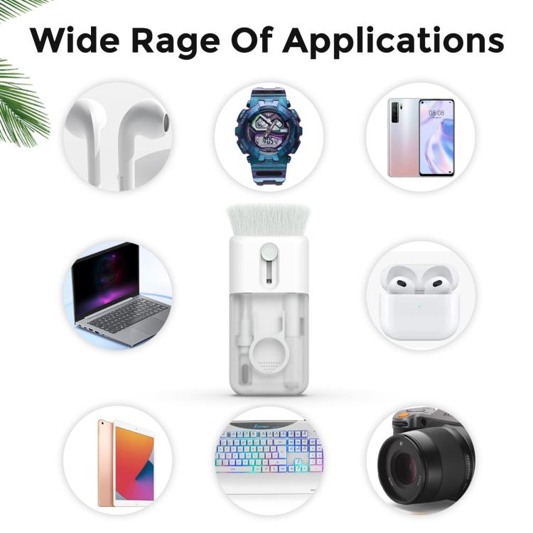 AhaStyle WG93 6 In 1 Earphone Phone Keyboard Multi-Functional Cleaning Tools - free shipping - PMC TechLife - Order now!