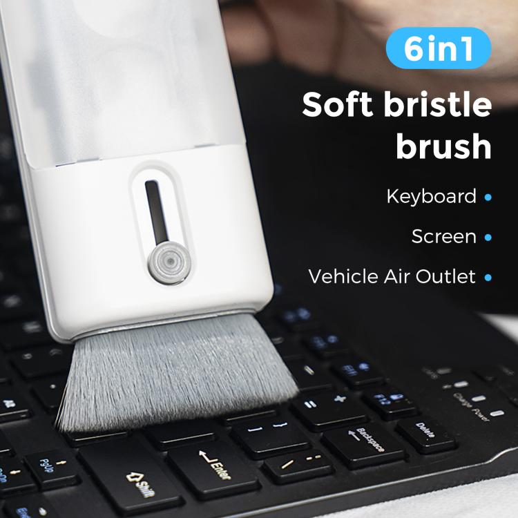 AhaStyle WG93 6 In 1 Earphone Phone Keyboard Multi-Functional Cleaning Tools - free shipping - PMC TechLife - Order now!
