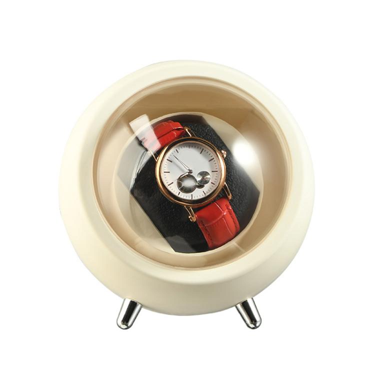 Smart Watch Winder With Anti-Magnetic Protection Silent Operation Dual Power Modes USB/Battery(White) - free shipping - PMC TechLife - Order now!