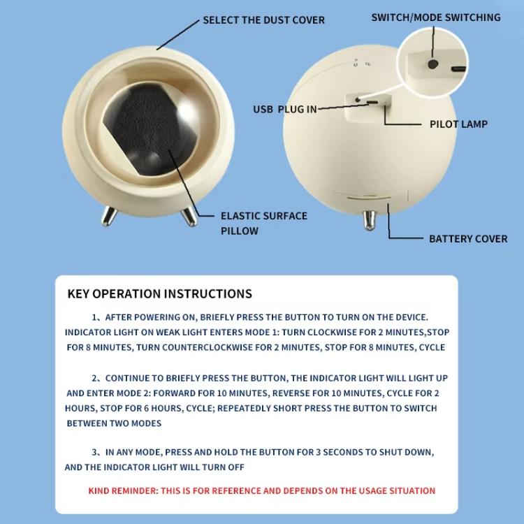 Smart Watch Winder With Anti-Magnetic Protection Silent Operation Dual Power Modes USB/Battery(White) - free shipping - PMC TechLife - Order now!