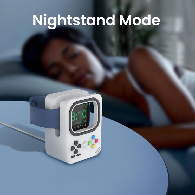 For Apple Watch AhaStyle DD05 Silicone Mini Charging Stand, Without Charger(Pink) - Charger / Holder by AhaStyle | Online Shopping South Africa | PMC TechLife | Buy Now Pay Later Mobicred