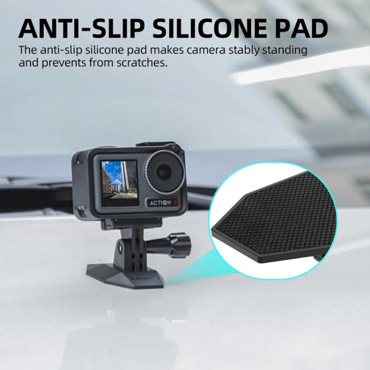 Sunnylife DZ762 Sports Camera Magnetic Dock Expansion Adapter Bracket(Black) - free shipping - PMC TechLife - Order now!